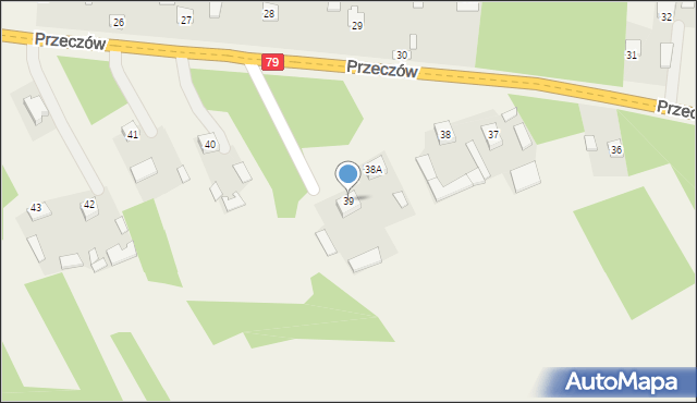 Przeczów, Przeczów, 39, mapa Przeczów