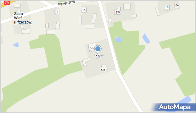 Przeczów, Przeczów, 52a, mapa Przeczów