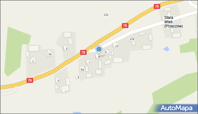 Przeczów, Przeczów, 8, mapa Przeczów