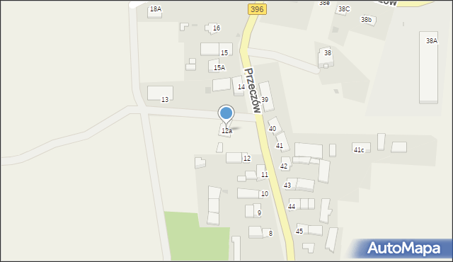 Przeczów, Przeczów, 12a, mapa Przeczów