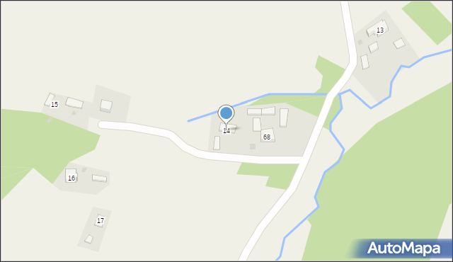 Przeczyca, Przeczyca, 14, mapa Przeczyca