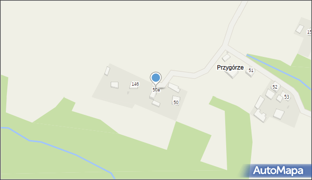 Przeczyca, Przeczyca, 50a, mapa Przeczyca