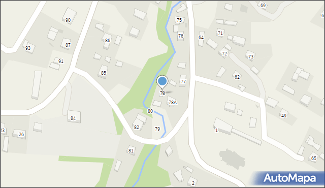 Przeczyca, Przeczyca, 78, mapa Przeczyca