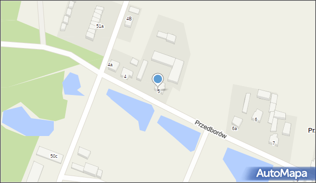 Przedborów, Przedborów, 5, mapa Przedborów