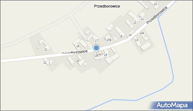 Przedborowice, Przedborowice, 18, mapa Przedborowice
