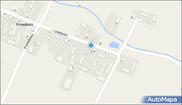 Przedbórz, Przedbórz, 3, mapa Przedbórz