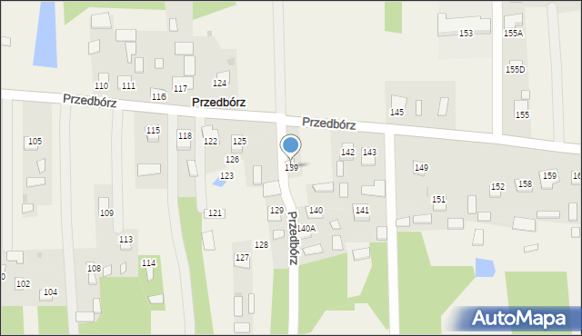 Przedbórz, Przedbórz, 139, mapa Przedbórz