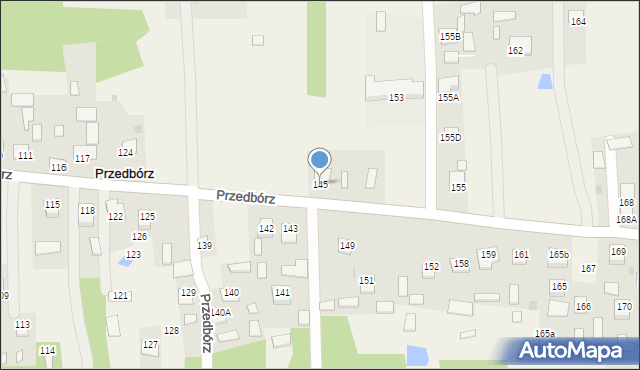 Przedbórz, Przedbórz, 145, mapa Przedbórz
