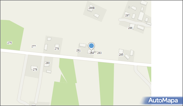 Przedbórz, Przedbórz, 284, mapa Przedbórz