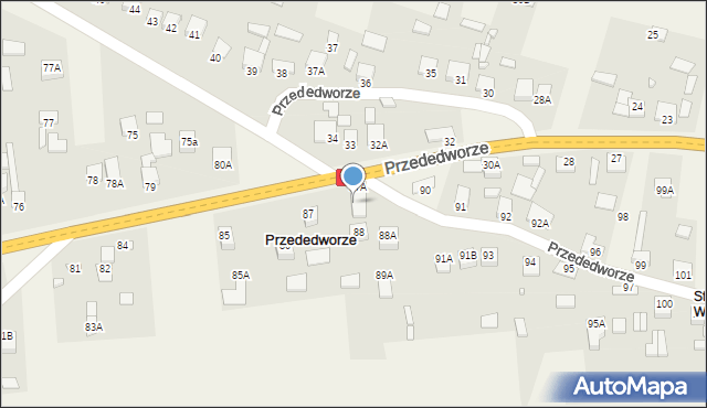 Przededworze, Przededworze, 89, mapa Przededworze