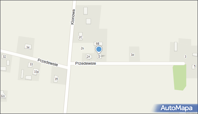 Przedewsie, Przedewsie, 2, mapa Przedewsie
