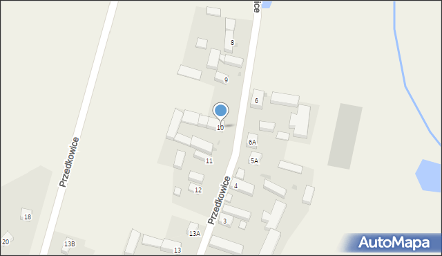 Przedkowice, Przedkowice, 10, mapa Przedkowice