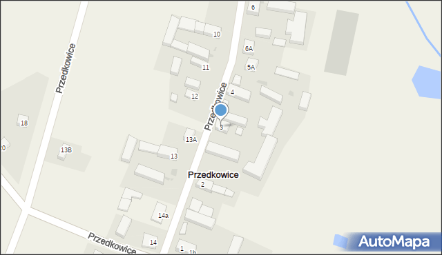 Przedkowice, Przedkowice, 3, mapa Przedkowice