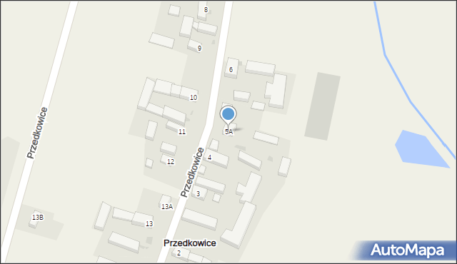 Przedkowice, Przedkowice, 5A, mapa Przedkowice