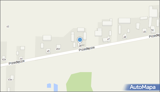 Przedłęcze, Przedłęcze, 46, mapa Przedłęcze