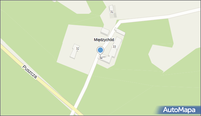 Przedlesie, Przedlesie, 34, mapa Przedlesie