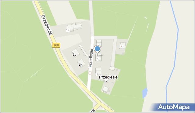 Przedlesie, Przedlesie, 6, mapa Przedlesie