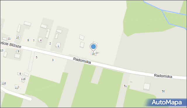 Przedmieście Bliższe, Przedmieście Bliższe, 1c, mapa Przedmieście Bliższe