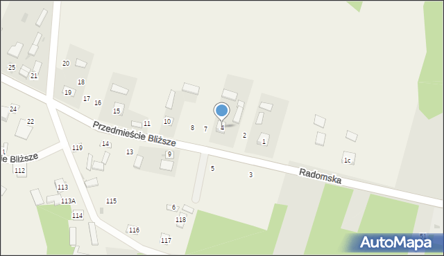 Przedmieście Bliższe, Przedmieście Bliższe, 4, mapa Przedmieście Bliższe