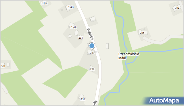 Przedmieście Czudeckie, Przedmieście Czudeckie, 233, mapa Przedmieście Czudeckie