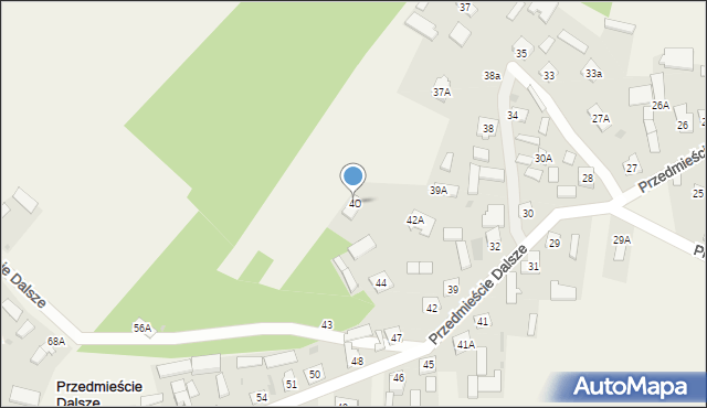 Przedmieście Dalsze, Przedmieście Dalsze, 40, mapa Przedmieście Dalsze