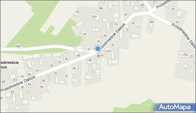 Przedmieście Dalsze, Przedmieście Dalsze, 45, mapa Przedmieście Dalsze