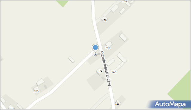 Przedmieście Dalsze, Przedmieście Dalsze, 75, mapa Przedmieście Dalsze