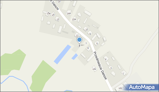 Przedmieście Dalsze, Przedmieście Dalsze, 8, mapa Przedmieście Dalsze