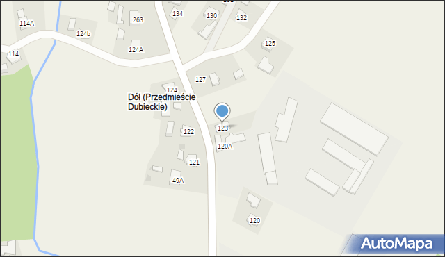 Przedmieście Dubieckie, Przedmieście Dubieckie, 123, mapa Przedmieście Dubieckie