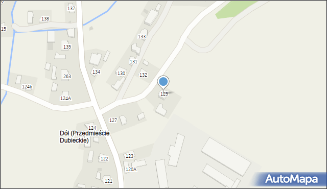 Przedmieście Dubieckie, Przedmieście Dubieckie, 125, mapa Przedmieście Dubieckie