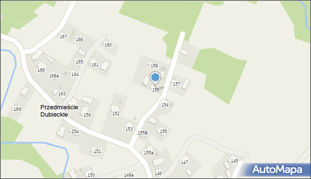 Przedmieście Dubieckie, Przedmieście Dubieckie, 156, mapa Przedmieście Dubieckie