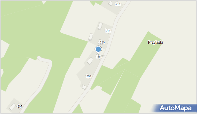 Przedmieście Dubieckie, Przedmieście Dubieckie, 209, mapa Przedmieście Dubieckie