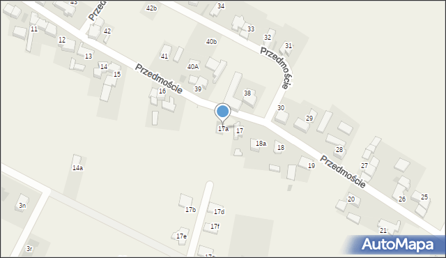 Przedmoście, Przedmoście, 17a, mapa Przedmoście