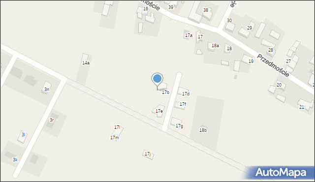 Przedmoście, Przedmoście, 17c, mapa Przedmoście