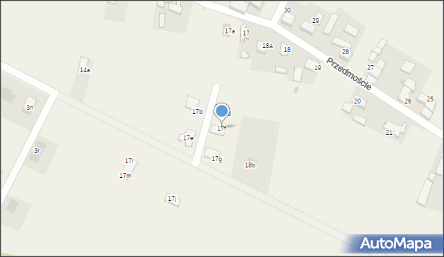 Przedmoście, Przedmoście, 17f, mapa Przedmoście