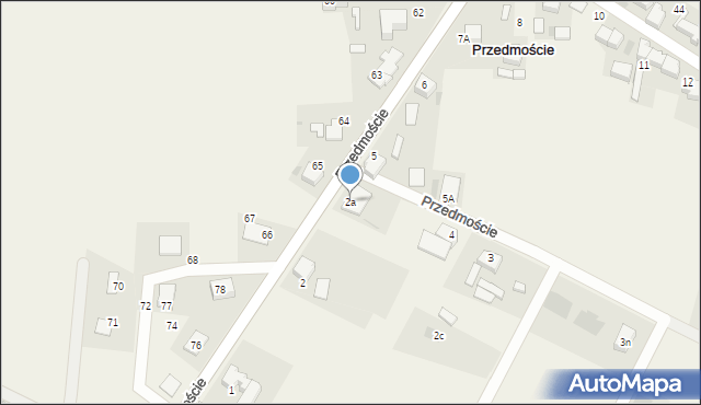 Przedmoście, Przedmoście, 2a, mapa Przedmoście
