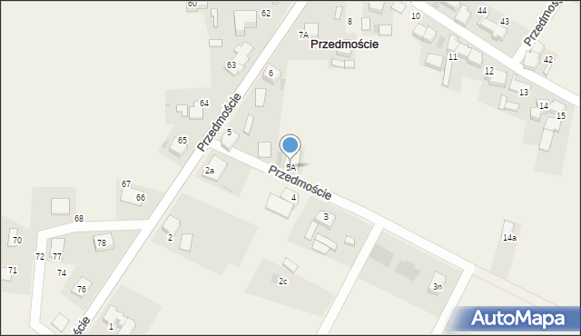 Przedmoście, Przedmoście, 5A, mapa Przedmoście