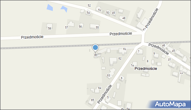 Przedmoście, Przedmoście, 60, mapa Przedmoście