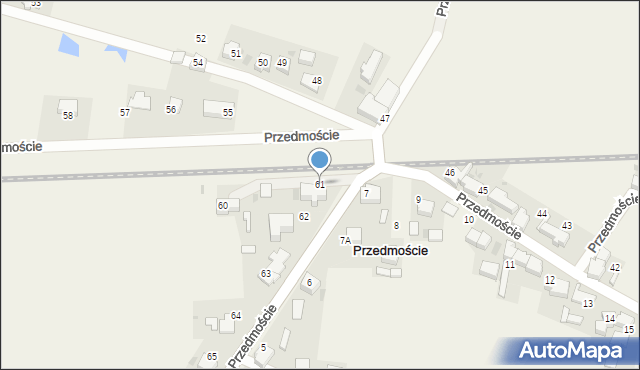 Przedmoście, Przedmoście, 61, mapa Przedmoście