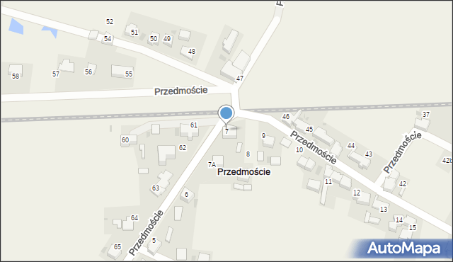 Przedmoście, Przedmoście, 7, mapa Przedmoście