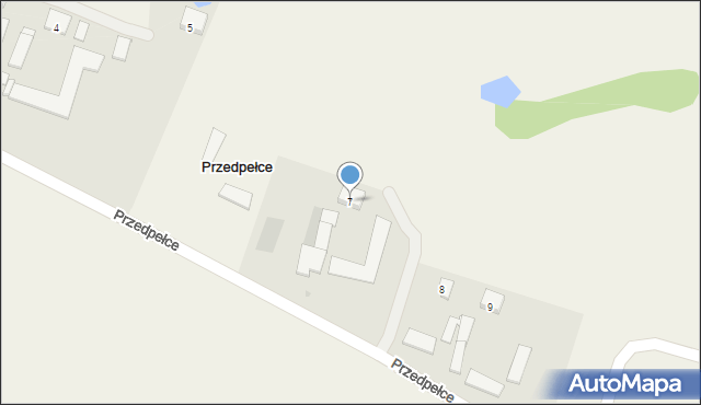 Przedpełce, Przedpełce, 7, mapa Przedpełce