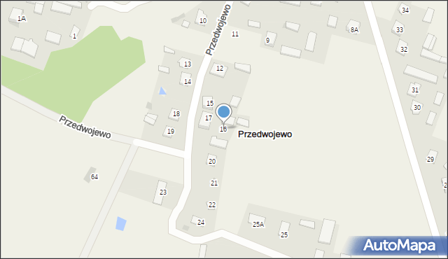 Przedwojewo, Przedwojewo, 16, mapa Przedwojewo