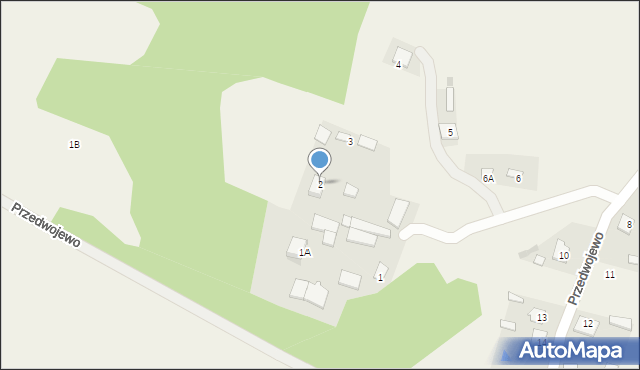 Przedwojewo, Przedwojewo, 2, mapa Przedwojewo