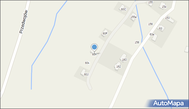 Przedwojów, Przedwojów, 60h, mapa Przedwojów