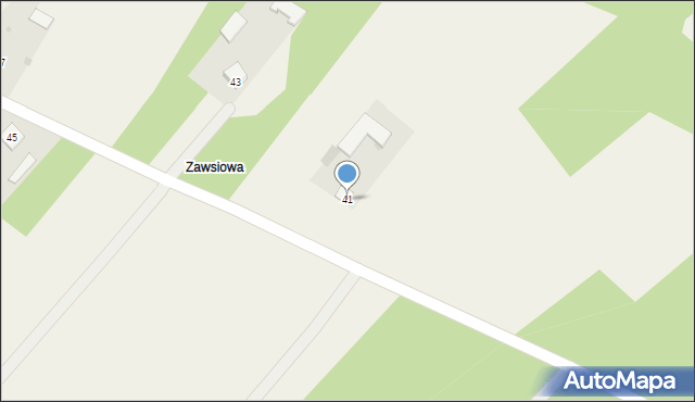 Przegaliny Duże, Przegaliny Duże, 41, mapa Przegaliny Duże