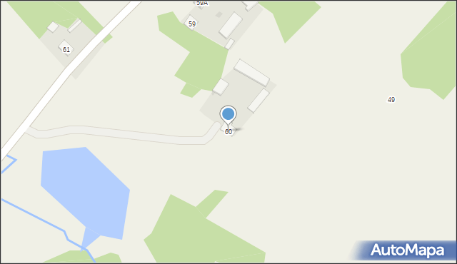 Przegaliny Duże, Przegaliny Duże, 60, mapa Przegaliny Duże