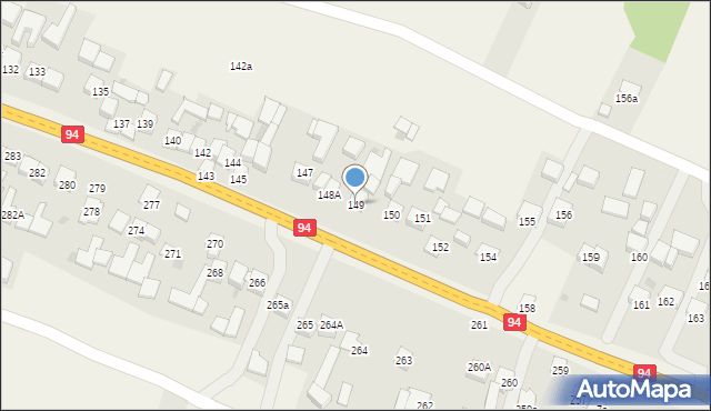 Przeginia, Przeginia, 149, mapa Przeginia