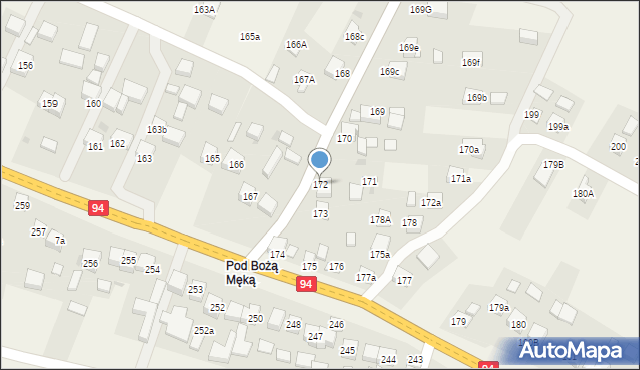 Przeginia, Przeginia, 172, mapa Przeginia