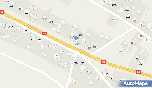 Przeginia, Przeginia, 186, mapa Przeginia