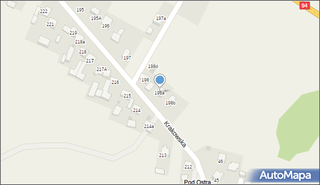 Przeginia, Przeginia, 198a, mapa Przeginia